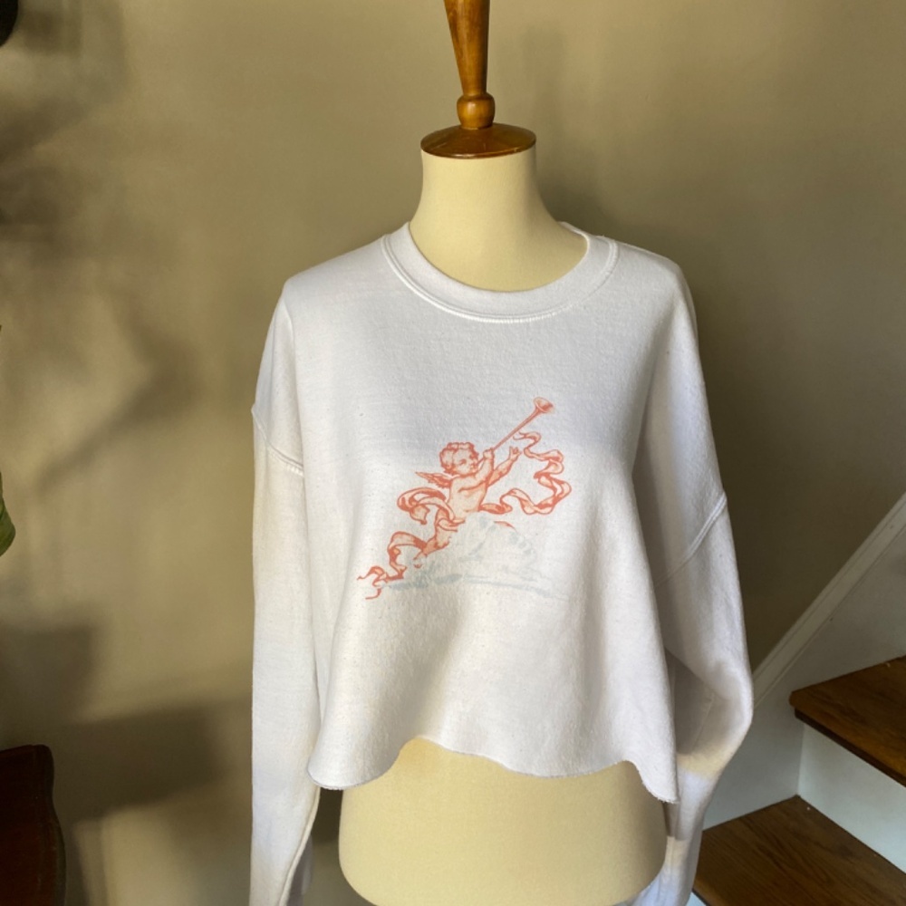 NastY Gal Such A Cherub Cropped Sweater Large - Picture 7 of 9